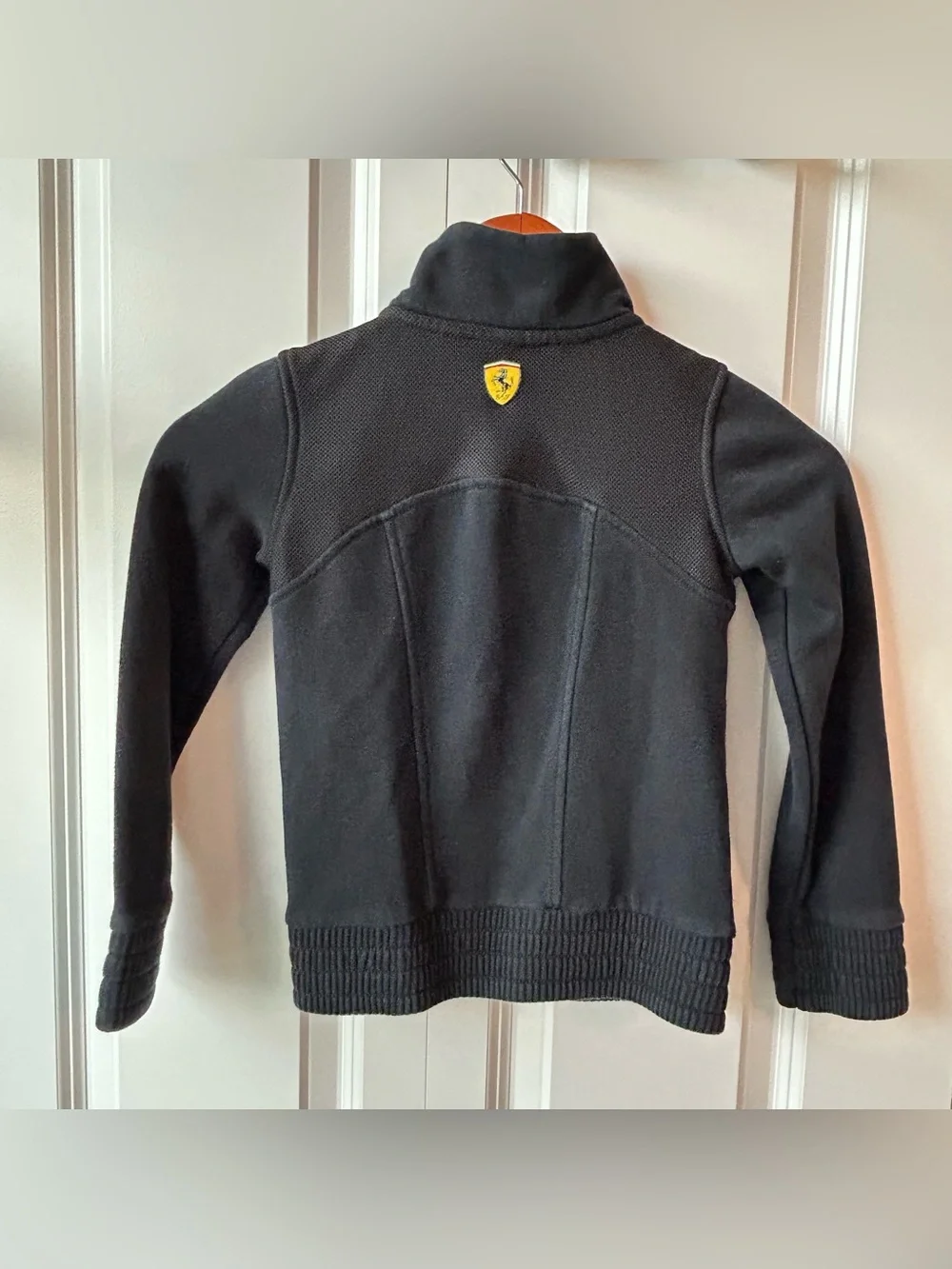 🏎️ Puma x Scuderia Ferrari Girls Track Jacket — Size 6 — Black 🖤